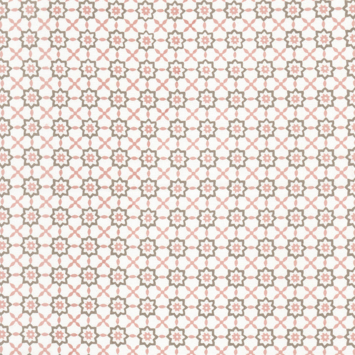 Stella 1 Blush by Stout Fabric Stout Fabric Stella 1 BlushFabric Comfortable Living Blossom/Sienna 54%Lin 46%Cot India </p><p>Repeat: H: 1.375, V: 24.5 52 in - Fabric Carolina -