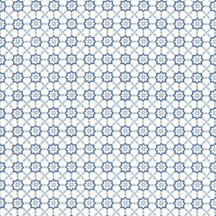 Stella 3 Powder by Stout Fabric Stout Fabric Stella 3 PowderFabric Comfortable Living Moonstone/Sapphire 54%Lin 46%Cot India </p><p>Repeat: H: 1.375, V: 0 52 in - Fabric Carolina -