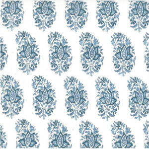 Stratus Tile Blues Lw by Norbar Fabric ROMANCE 100% COTTON SPAIN 6 1/2"V 3"H 55 - Fabric Carolina -