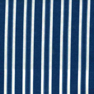 Striper Navy 1 by Norbar Designer Fabric ROMANCE 100% POLYESTER SPAIN 18 1/4"H 54" - Swanky Fabrics -