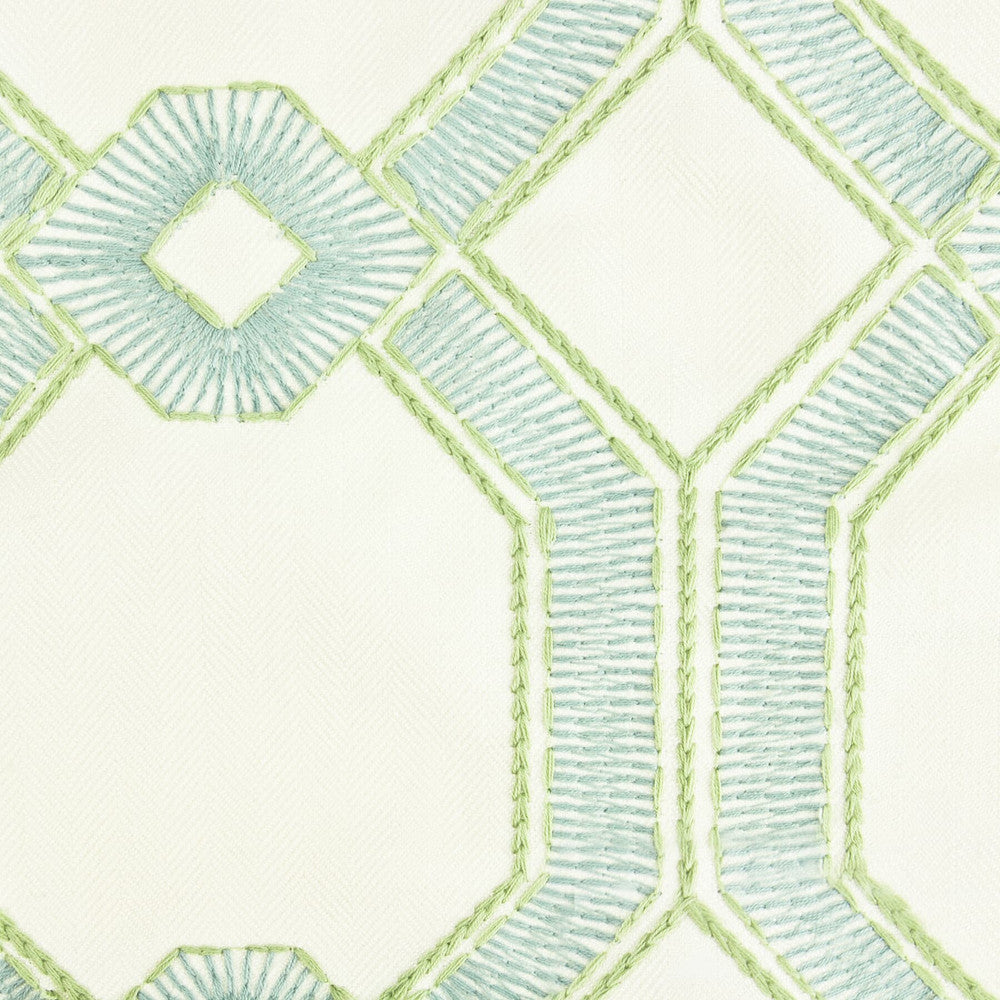 Strobe 2 Opal by Stout Fabric RAINBOW LIBRARY OPAL/PEACOCK 100%POL %PEMB INDIA </p><p>Repeat: 9.5 52 in - Fabric Carolina -