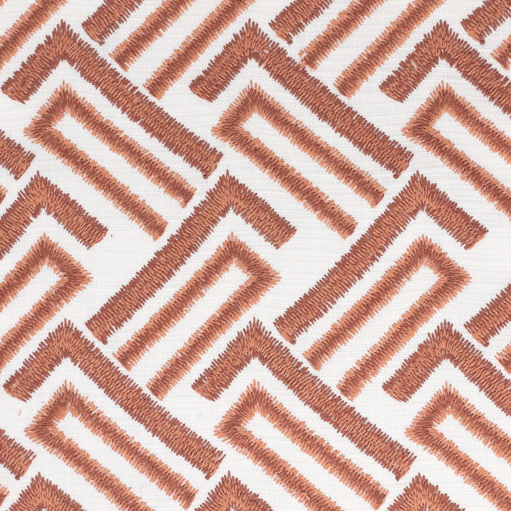 Stuckert 1 Terracotta by Stout Fabric Stout Fabric Stuckert 1 TerracottaFabric RAINBOW LIBRARY CAMELLIA/CLAY INDIA </p><p>Repeat: H: 3.000, V: 4.500 54 in - Fabric Carolina -