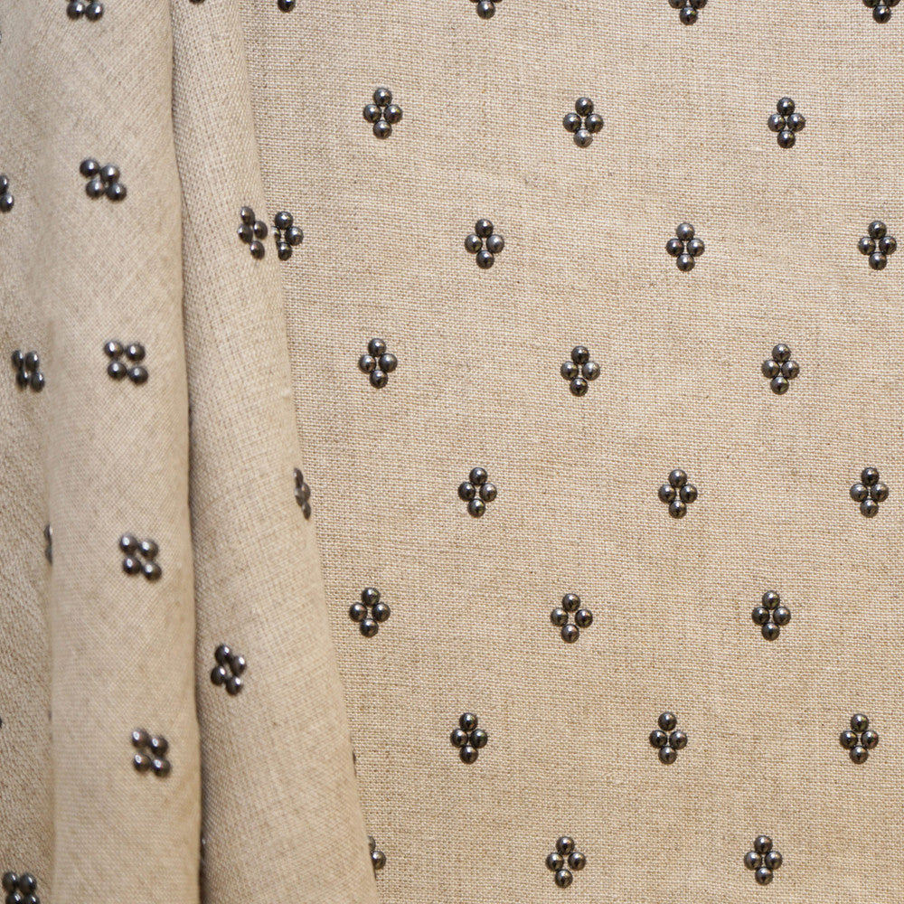 Studly 33Sj101 by JF Fabric JF Studio 72% Linen, 28% Metallic India Horizontal: 1.75 and Vertical: 2 54 - Fabric Carolina -