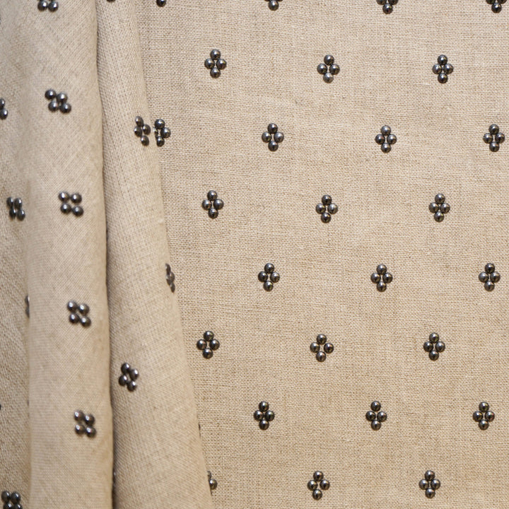 Studly 33Sj101 by JF Fabric JF Studio 72% Linen, 28% Metallic India Horizontal: 1.75 and Vertical: 2 54 - Fabric Carolina -