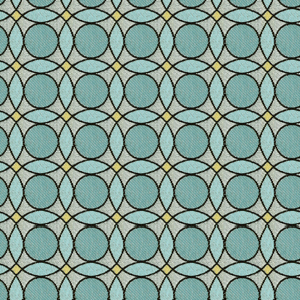 Stylograph 7003 Aquatic by ABBEYSHEA Fabric 51% Cotton
49% Polyester TW 25,000 Double Rubs (Wyzenbeek) </p><p>Repeat: Horizontal: 13.9 in. (35.306 cm) up the roll and Vertical: 1.4 in. (3.556 cm) across the roll 54 in. (137 cm) - Fabric Carolina -
