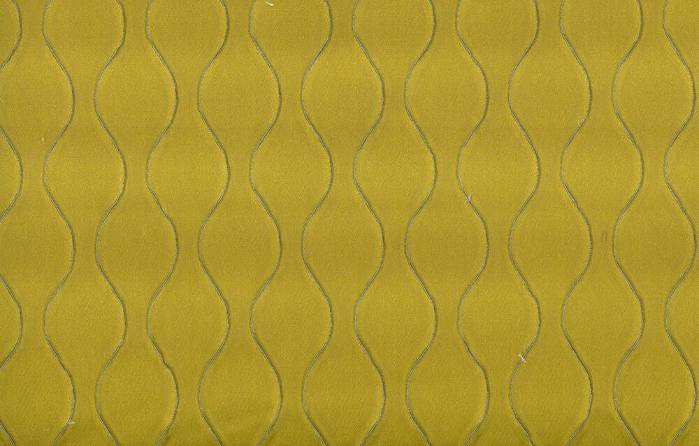 Sultry Mustard by Norbar Fabric PARAMOUNT 76% POLYESTER 24% VISCOSE CHINA 2 1/4"V 1 3/4"H 55 - Fabric Carolina -