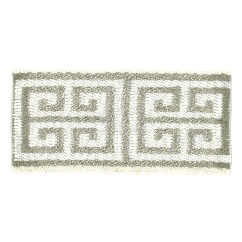 Sumatra 1 Pewter by Stout Designer Trim INSIGHTS TRIM 54%POL 46%SVI CHINA Horizontal: 2.000 and Vertical: 0.000 2 in - Swanky Fabrics -