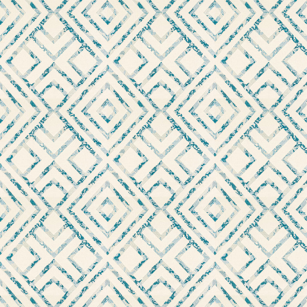 Supreme 1 Lake by Stout Fabric COMFORTABLE LIVING SPRAY/OCEAN 100%COT %VEMB INDIA Horizontal: 16.5 and Vertical: 15.125 50 in - Fabric Carolina -