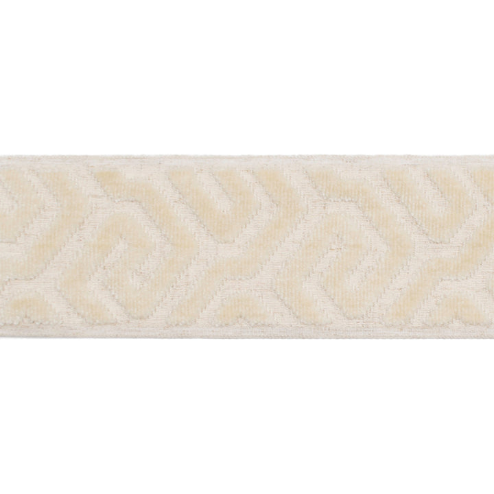 Sutton Tape Pearl by Magnolia Trim - 58% Rayon, 31% Poly, 11% Linen China Horizontal: and Vertical: 3.5 - Fabric Carolina -