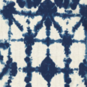 Suzy Indigo by Norbar Fabric 55% LINEN / 45% COTTON CHINA 27"V 27"H 56" - Fabric Carolina -