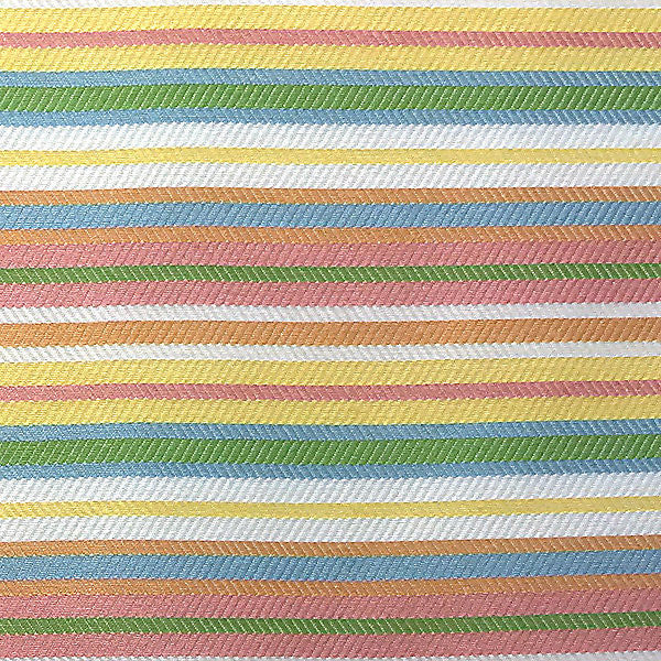 Tortola Stripe/Tutti Fruiti 7839-002 by Old World Weavers Fabric 100% SUNBRELLA OUTDOOR ACRYLIC HEAVY DUTY Horizontal: 3.5" and Vertical: 54" - Fabric Carolina -