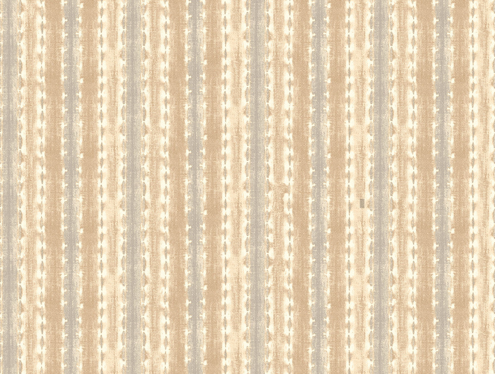 Tan & Grey Java Journey Wallpaper by Waverly Waverly Stripes Covers about 60.8 square feet 27-in by 27-ft long roll Prepasted 20.5 - Fabric Carolina -