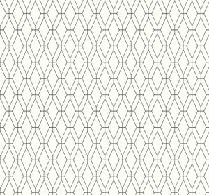 Diamond Lattice Black Wallpaper by Inspired by Color