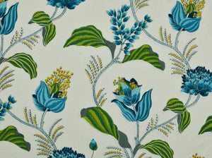 Sylvie Azure 504 by Covington Fabric