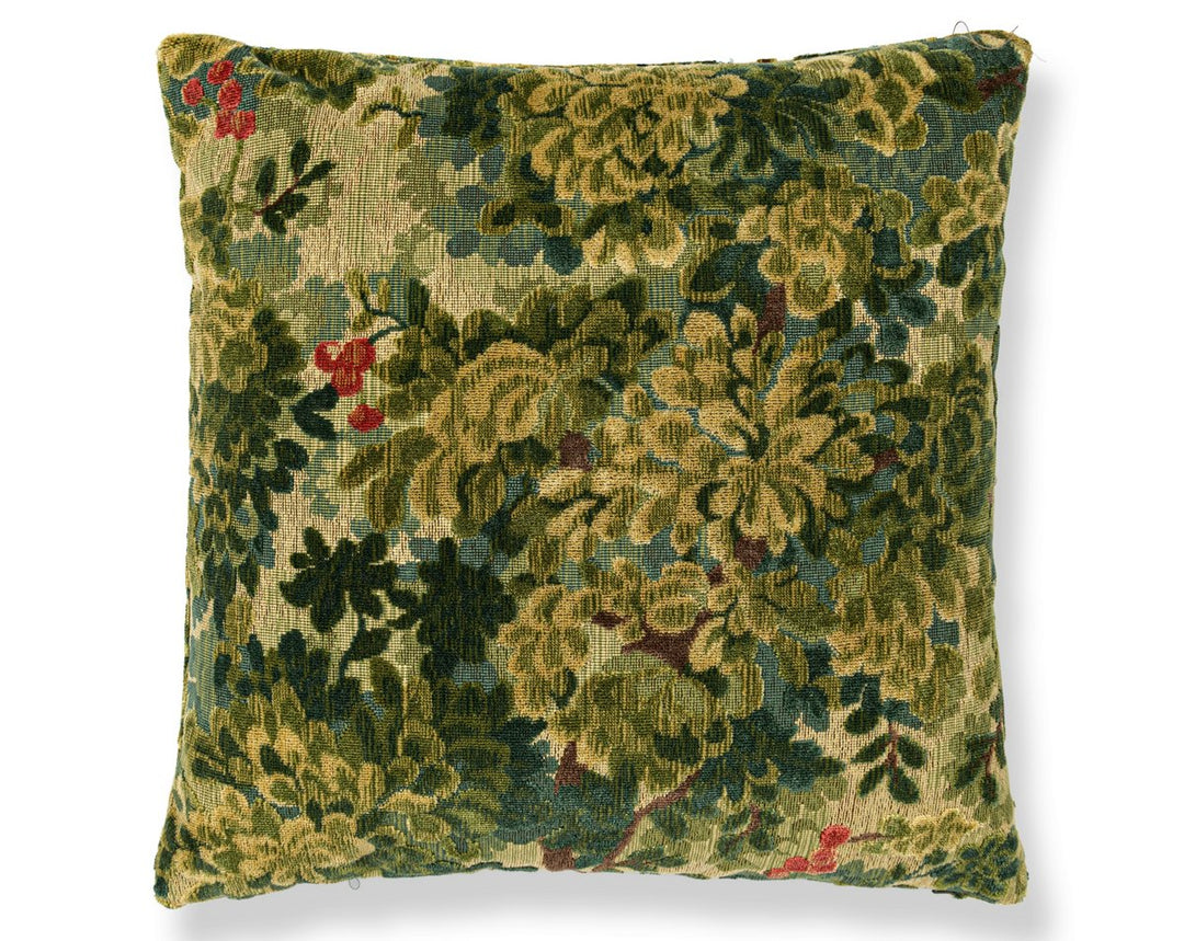 Bois De Flandre Pillow 22 X 22 - Forest SYSDDK16060001 by Scalamandre Designer Pillow