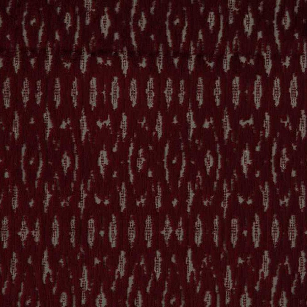 Safari Giraffe Burgundy by Europatex Designer Fabric Safari 57% Polyester, 43% Viscose 6.65" H, 12.96" V 55.00 inches - Swanky Fabrics -