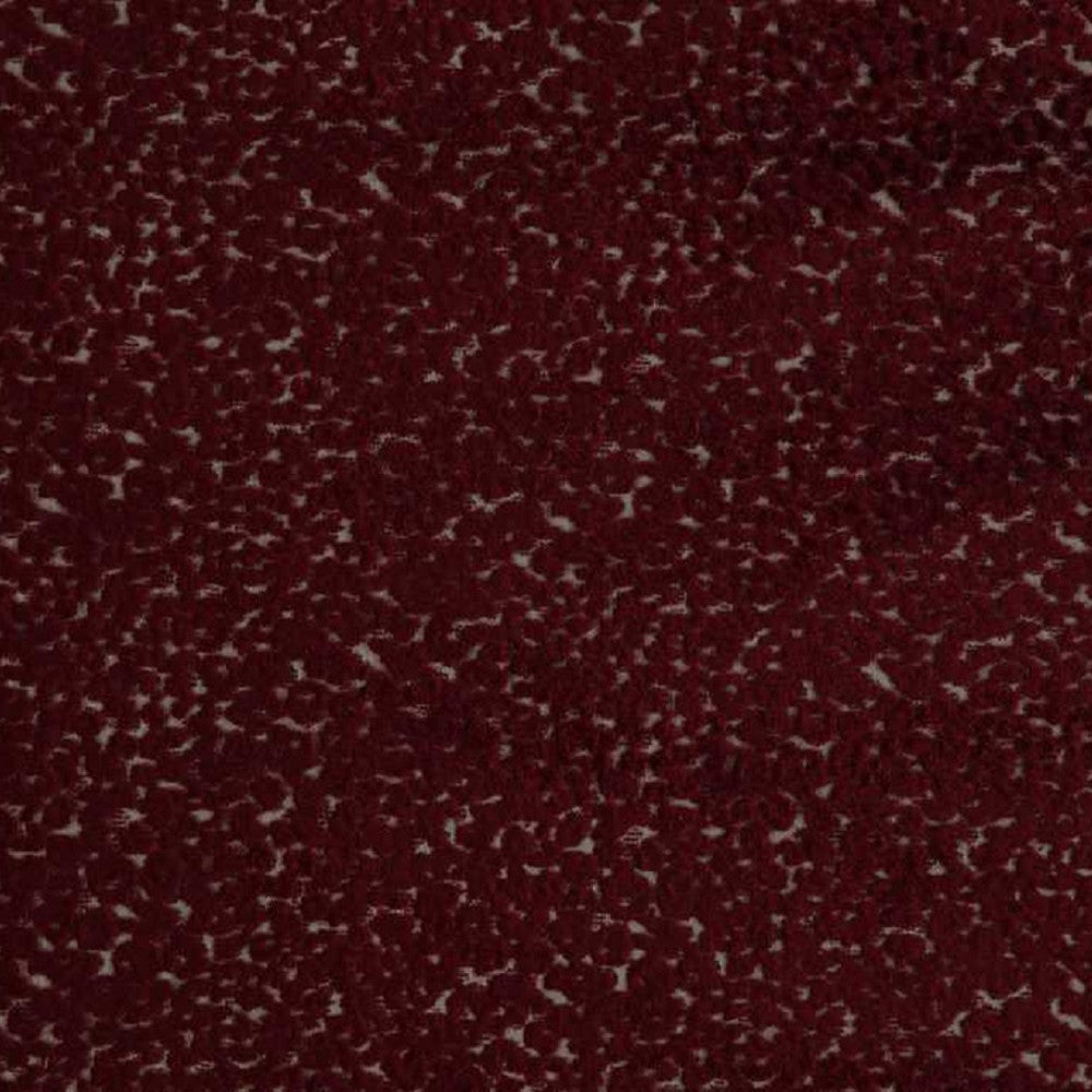 Safari Leopard Burgundy by Europatex Designer Fabric Safari 57% Polyester, 43% Viscose 6.67" H, 6.22" V 55.00 inches - Swanky Fabrics -