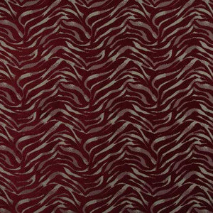 Tiger Burgundy by Europatex Fabric
