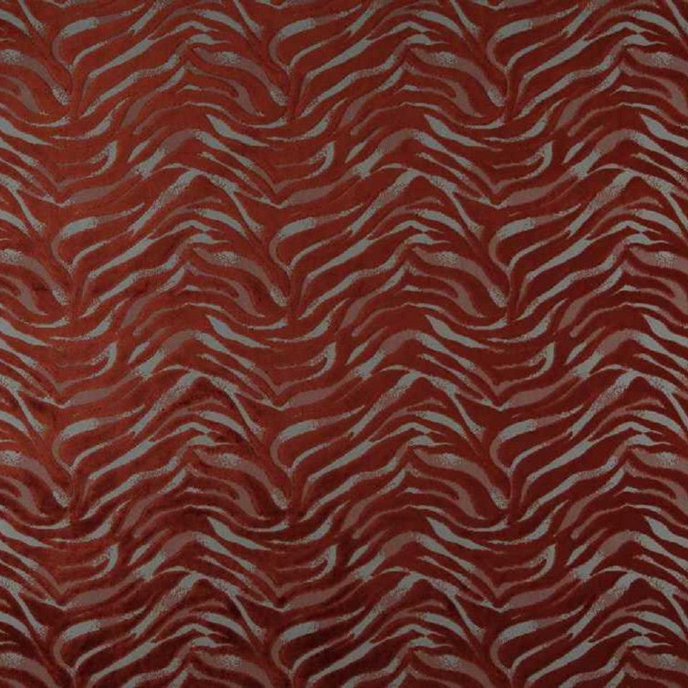 Safari Tiger Saffron by Europatex Designer Fabric Safari 57% Polyester, 43% Viscose 13.33" H, 12.22" V 55.00 inches - Swanky Fabrics -
