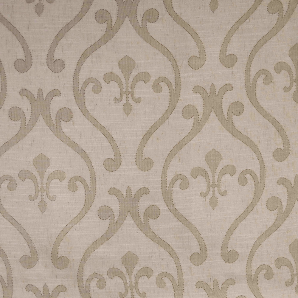 Samantha Beige by Europatex Fabric Samantha 80% Polyester / 20% Linen V: 11.8" H: 13.8" 110.00 inches - Fabric Carolina -