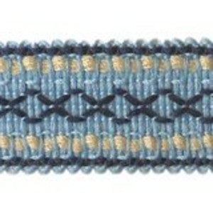 Samba Blue by Europatex Fabric