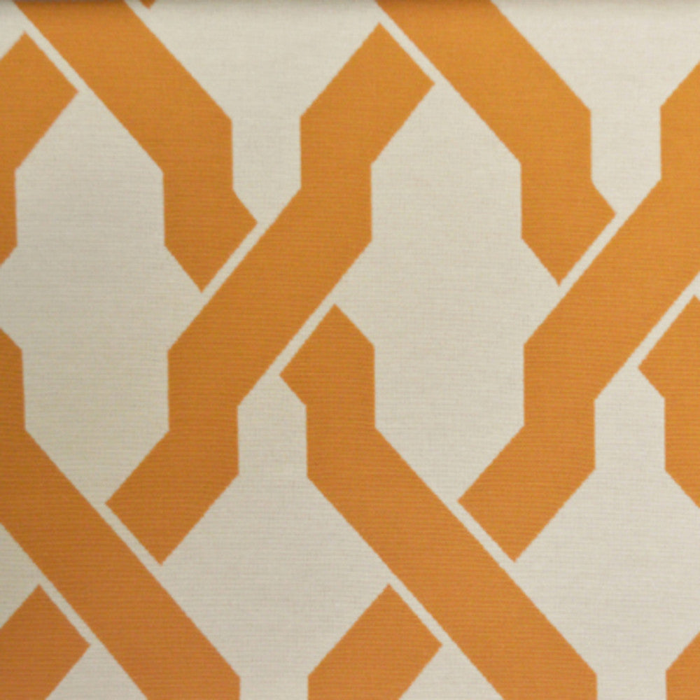 Samoa Col. Orange by Europatex Fabric Pacific 75% Cotton / 25% Polyester V: 5.91" H: 3.74" 57.00 inches - Fabric Carolina -