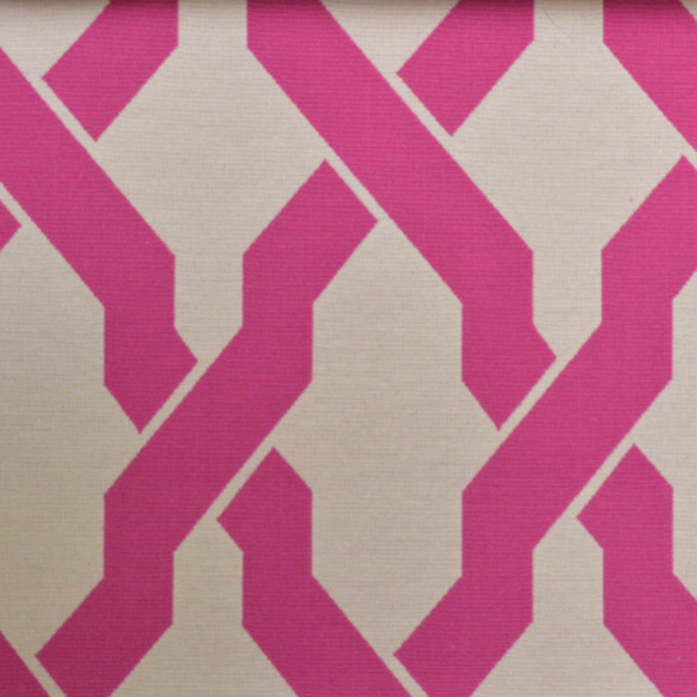 Samoa Col. Pink by Europatex Fabric Pacific 75% Cotton / 25% Polyester V: 5.91" H: 3.74" 57.00 inches - Fabric Carolina -