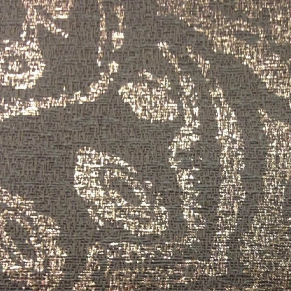 Seddon Bronze by Europatex Designer Fabric Seddon 80% Polyester / 20% Cotton V: 22" H: 13.4" 57.00 inches - Swanky Fabrics -
