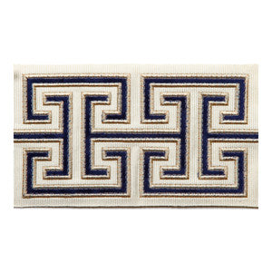 Seville Navy by Europatex Fabric