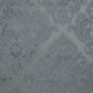 Sheer Illusion Damask Spa by Europatex Fabric