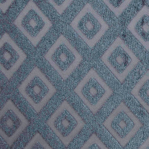 Sheer Illusion Diamond Charcoal by Europatex Fabric