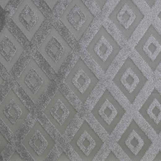 Sheer Illusion Diamond Gray by Europatex Fabric Sheer Illusion 100% Polyester China See Sample Horizontal: N/A and Vertical: N/A 110.00 inches  - Fabric Carolina -