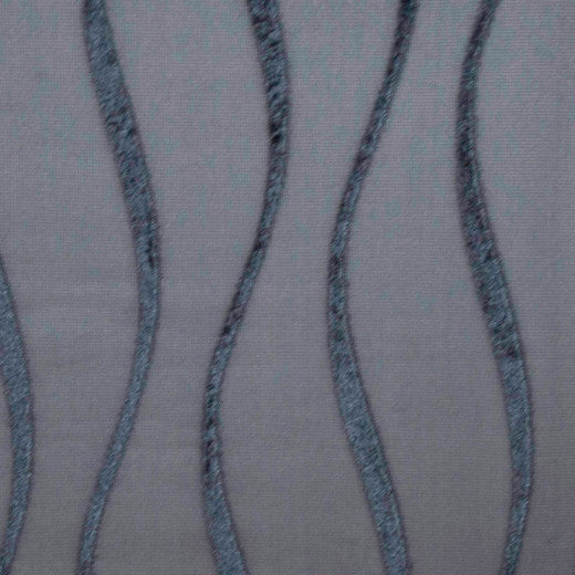 Sheer Illusion Wave Charcoal by Europatex Fabric Sheer Illusion 100% Polyester China See Sample Horizontal: N/A and Vertical: N/A 110.00 inches  - Fabric Carolina -