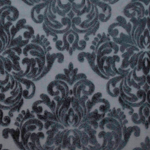 Sheer Illusion Damask Charcoal by Europatex Fabric Sheer Illusion 100% Polyester China See Sample Horizontal: N/A and Vertical: N/A 110.00 inches  - Fabric Carolina -