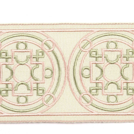 Sion - Petal by Europatex Designer Fabric Tapes Galore 100% Polyester China See Sample Horizontal: N/A and Vertical: N/A 3.55 inches  - Swanky Fabrics -