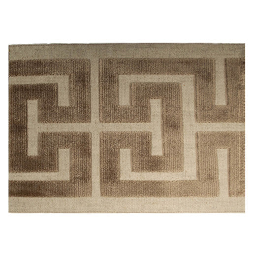 Skyrise - Sand by Europatex Designer Fabric Skyrise 58% Rayon / 31% Polyester / 11% Linen China See Sample Horizontal: N/A and Vertical: N/A 7.00 inches  - Swanky Fabrics -