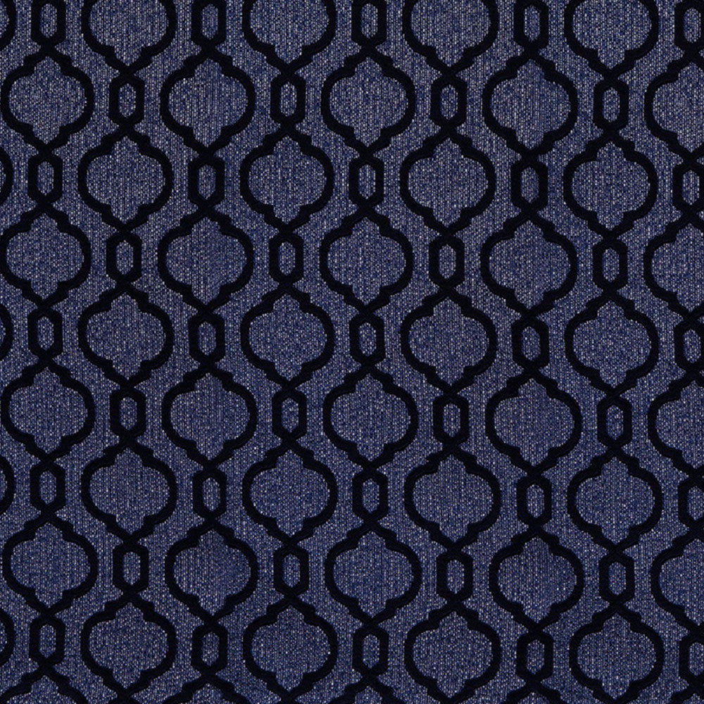 Spectacular A Royal by Europatex Designer Fabric Spectacular 100% Polyester 3.75" H, 3.75" V 110.00 inches - Swanky Fabrics -
