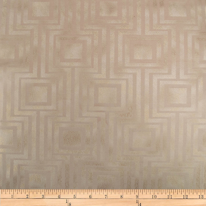Embellished Square Blush by Europatex Fabric Embellished 100% Polyester 14.2" H, 12.4" V 118.00 inches - Fabric Carolina -