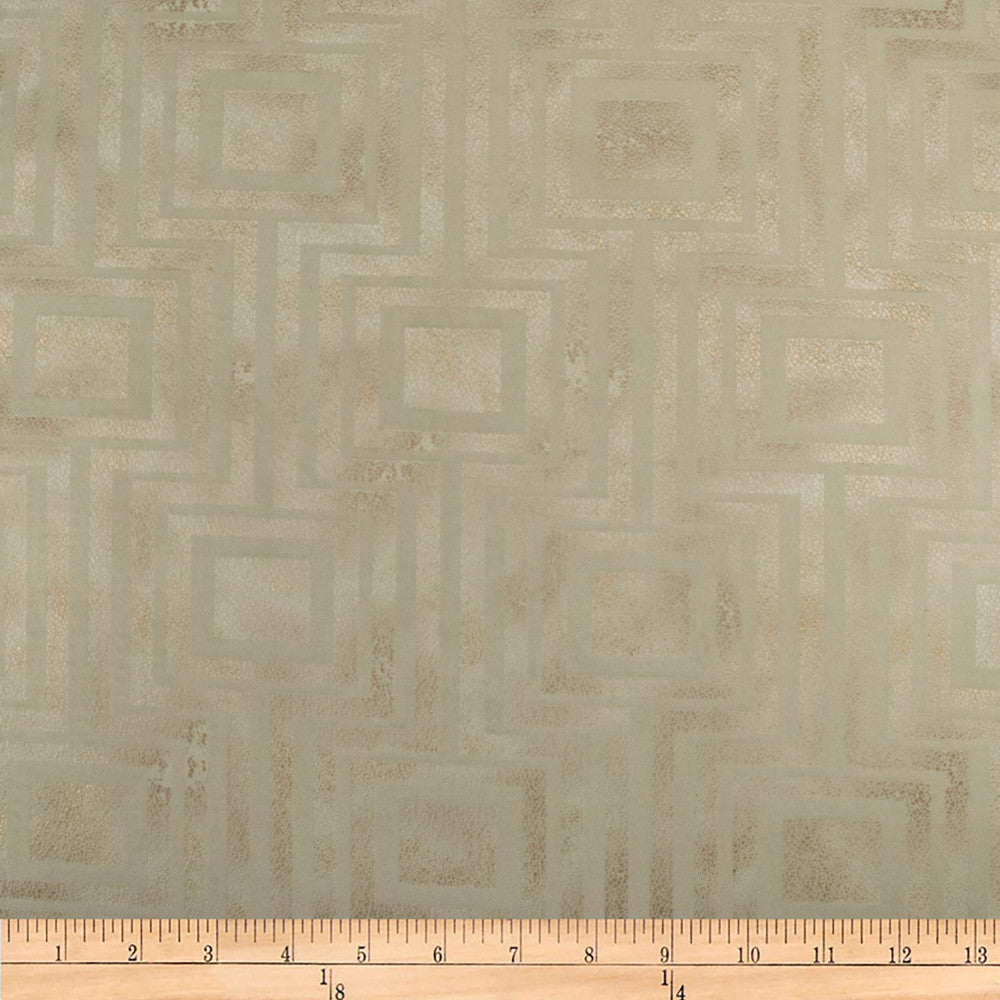 Embellished Square Ivory by Europatex Designer Fabric Embellished 100% Polyester 14.2" H, 12.4" V 118.00 inches - Swanky Fabrics -