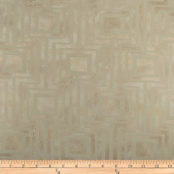 Embellished Square Ivory by Europatex Designer Fabric Embellished 100% Polyester 14.2" H, 12.4" V 118.00 inches - Swanky Fabrics -