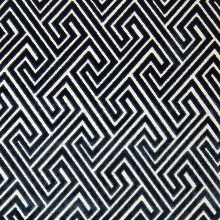 Dream Space Square Royal by Europatex Fabric Dream Space 63.90 % Rayon, 27.86% Polyester, 8.24% Polyester+Linen 14" H, 11" V 57.00 inches - Fabric Carolina -