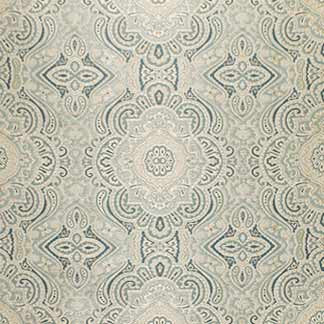 Stardom Sky 1225711004 by Carole Fabric Exclusive Mermaid 50% Viscose, 50% Polyester TURKEY H: 13 4/5"V, 13 7/10"H  56" Minimum (See sample for specifics) - Fabric Carolina - Carole Exclusive