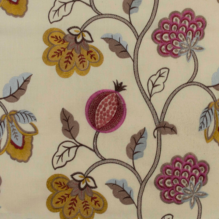 Starlight Embroidered Beige by Europatex Fabric Starlight Collection 80% Polyester / 20% Polyester V: 11.5" H: 16.5" 57.00 inches - Fabric Carolina -
