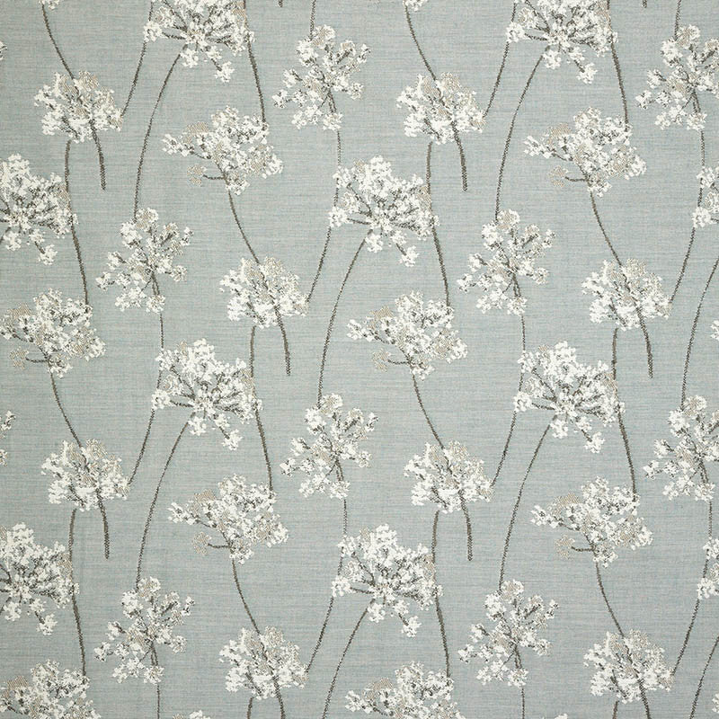 145756-0002 Stem Sky by Sunbrella Fabric Cushion Furniture Drapery Fabrics > Sunbrella Fusion Collection 100% acrylic USA or Imported Top to Bottom / Verticalertical / Railroaded 54" - Fabric Carolina -
