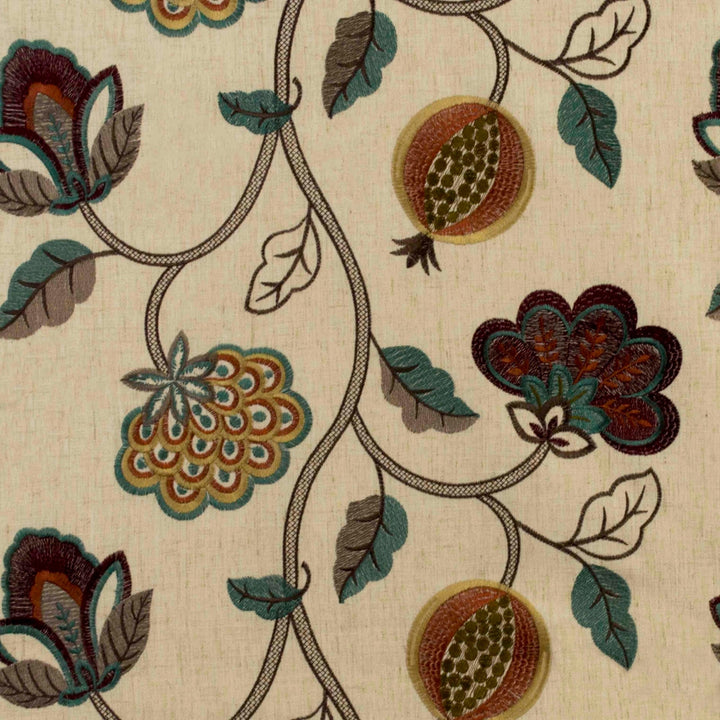 Starlight Embroidered Stone by Europatex Fabric Starlight Collection 80% Polyester / 20% Polyester V: 11.5" H: 16.5" 57.00 inches - Fabric Carolina -