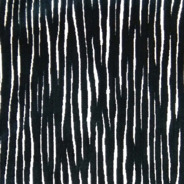 Dream Space Stripe Royal by Europatex Designer Fabric Dream Space 26.5% Polyester, 65.6% Rayon, 7.8% Linen China 1000,000 Double Rubs Horizontal: 14" and Vertical: 15" 57" - Swanky Fabrics -