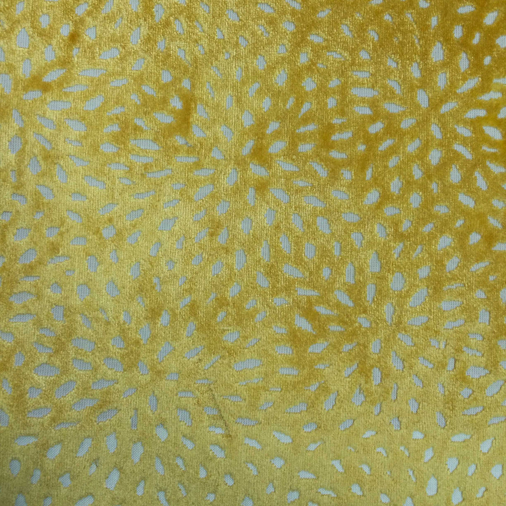 Sun Lemon by Europatex Fabric Sun-Dial 60 % Polyester/40% Viscose China 25,000 Double Rubs Horizontal: 7.3" and Vertical: 6.9" 55" - Fabric Carolina -