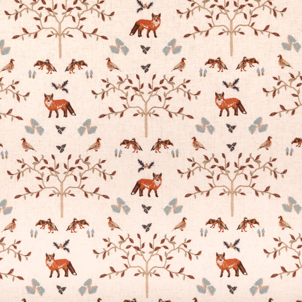 Sylvie Red Fox A1394-01 by 29 Park Designer Fabric