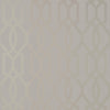 DOWNING GATE - Metallic Silver on Grey by Thibaut Wallpaper