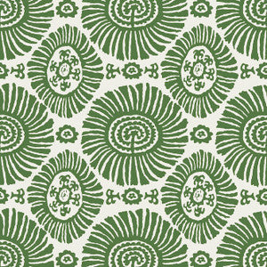 Solis Emerald Green T10081 by Thibaut Wallpaper
